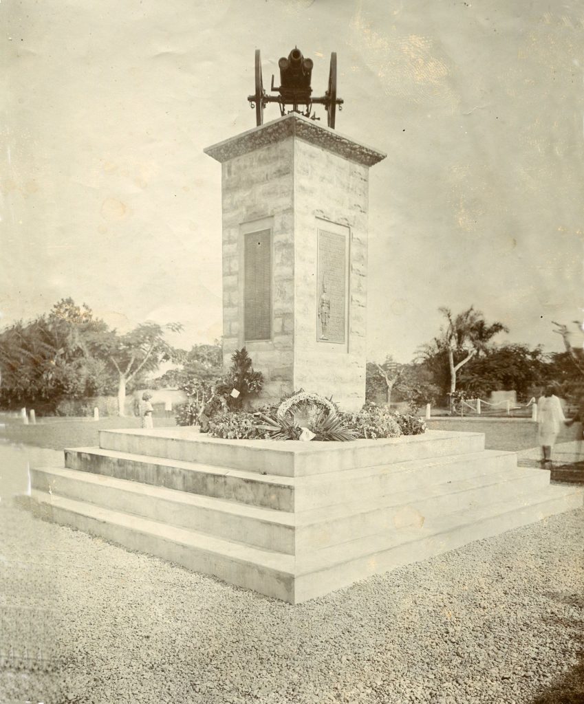 Calabar War Memorial erected 1923 John Johnson PWD engineer