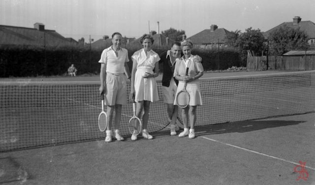 Headstone Lawn Tennis Club 1950s PInner View, Hillfield Close