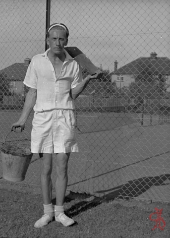 Headstone Lawn Tennis Club looking towards Pinner View 1950s