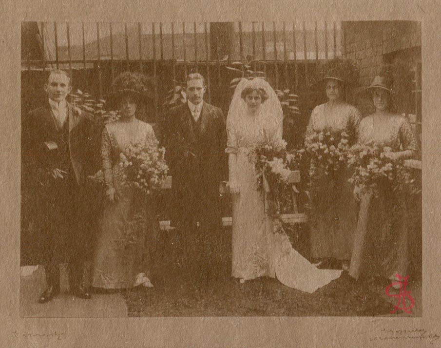 Marriage of Frank Appleyard to Jennie Blanche Warsop 11 Sep 1911