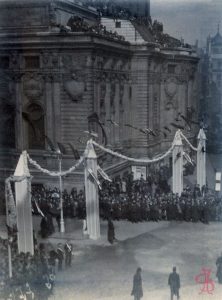 Methodist Central Hall from Broad Sanctuary 26 April 1923