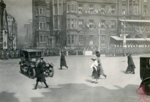 Wesrtminster Hospital from Broad Sanctuary 26 April 1923