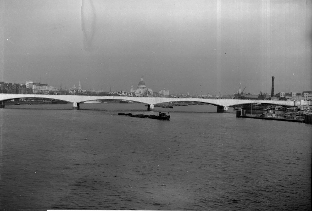 Waterloo Bridge, St Paul's from Westminster Bridge, 1951